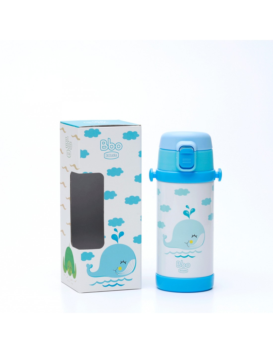  BOTELLA BBO IRISANA TERMO INFANTIL 350 ML. AZUL