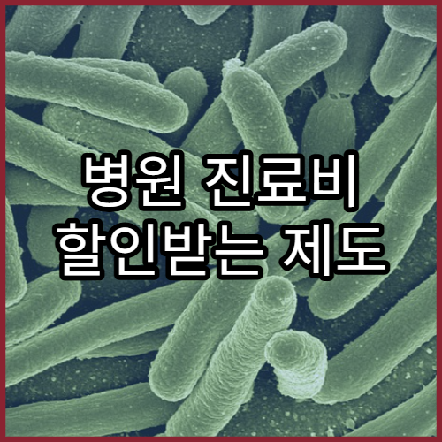 병원 진료비 할인받는 제도 총정리(초보자 가이드)