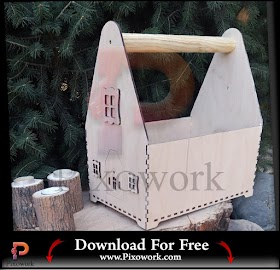 +50 DIY projects free files Wooden Gift Candy Basket