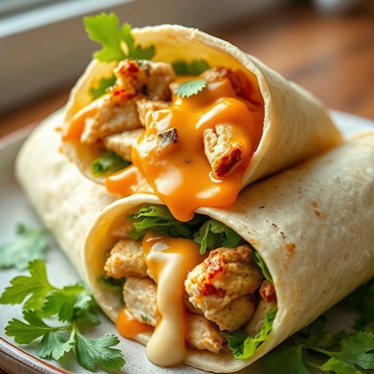 Easy Chicken Caesar Wraps Ready in 25 Minutes—Fast, Homemade Wraps finished
