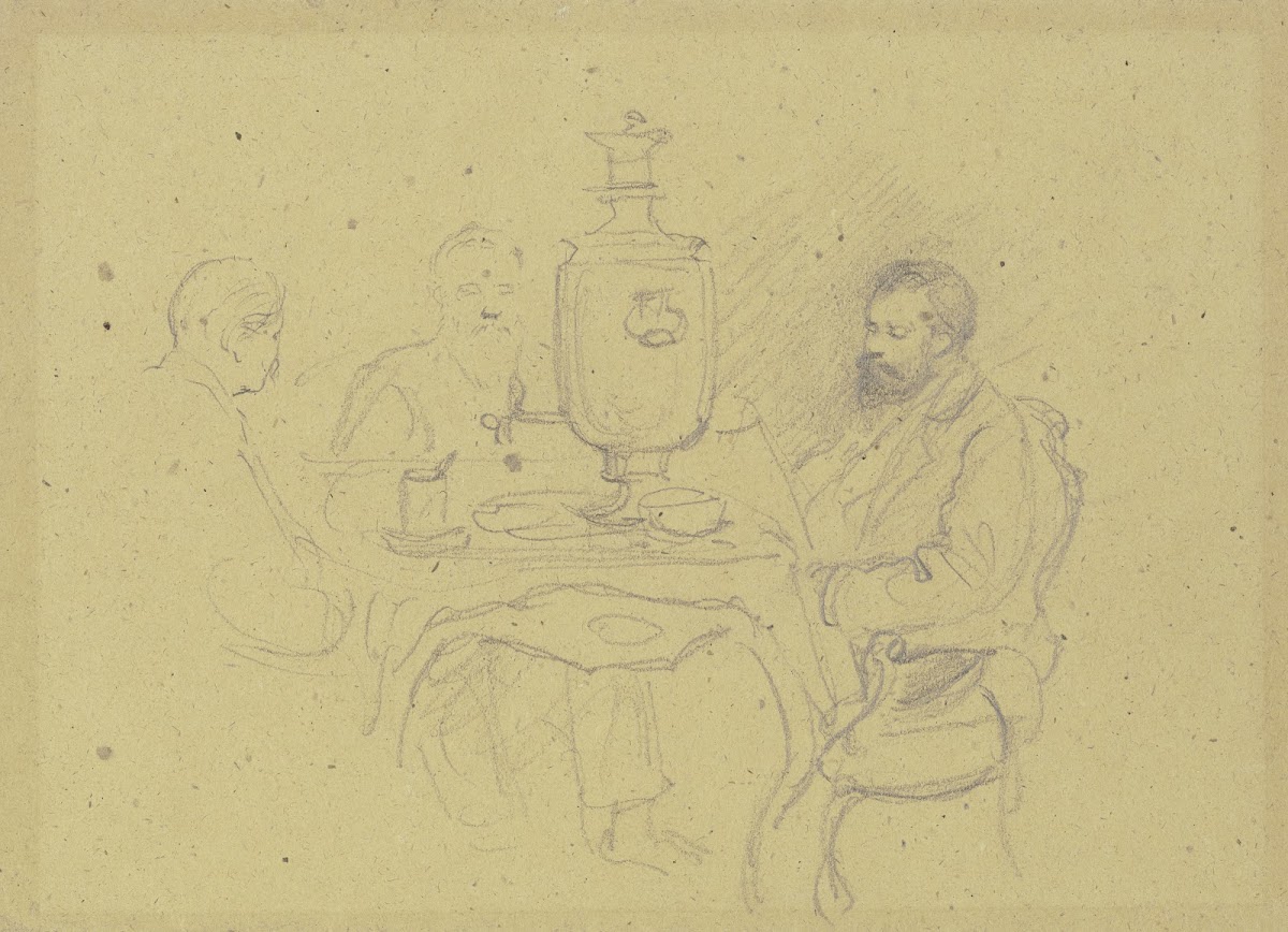 Russians at tea