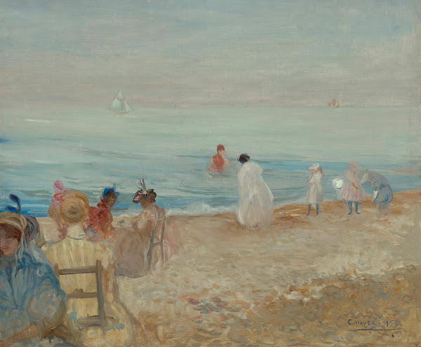The beach at Pourville 1895