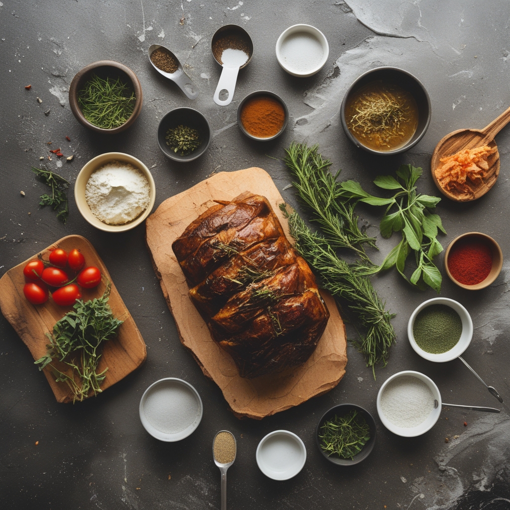 Ingredients for Juicy French Onion Pot Roast - Easy Homemade Comfort Meal