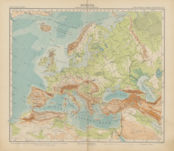 Europa Ubersicht der Bodenverhaltnisse 1904