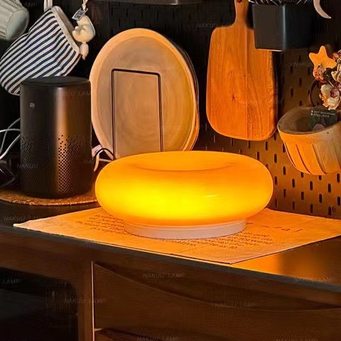 Donut-Lampe, Tisch- oder Wandleuchte, 30×30 cm