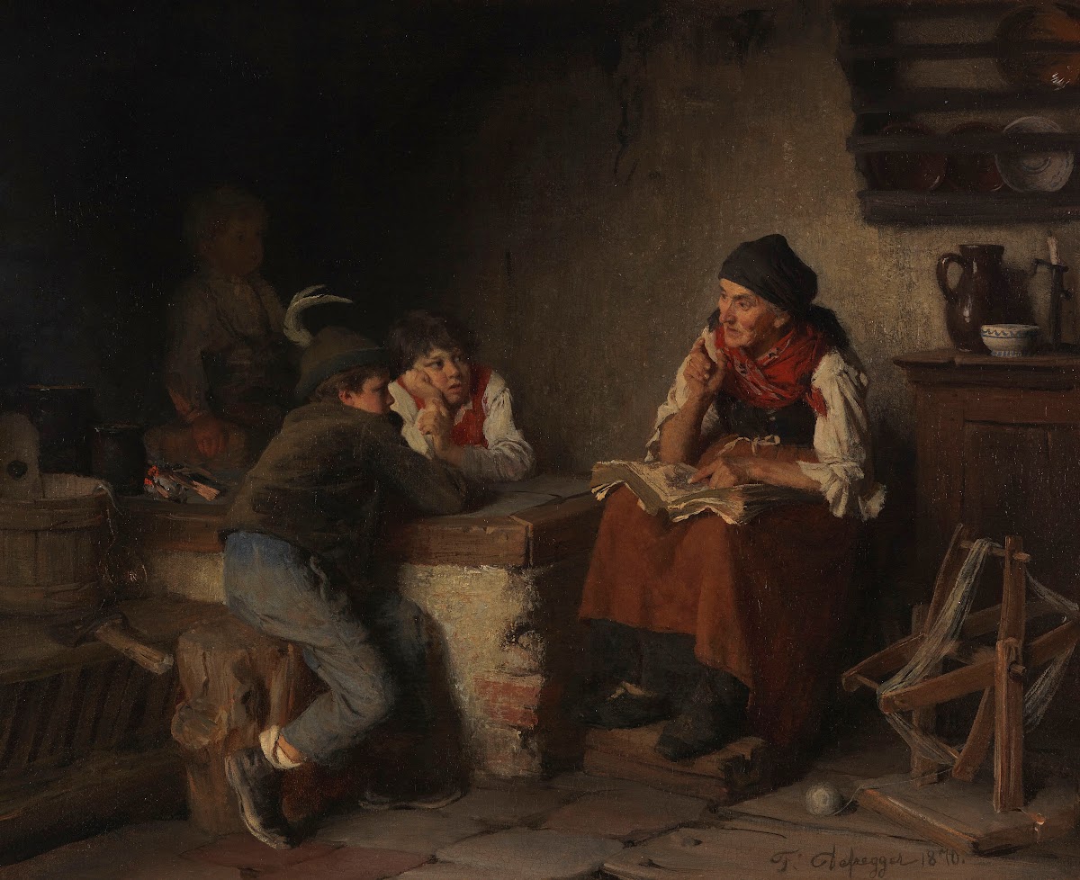 Die Märchenerzählerin 1870