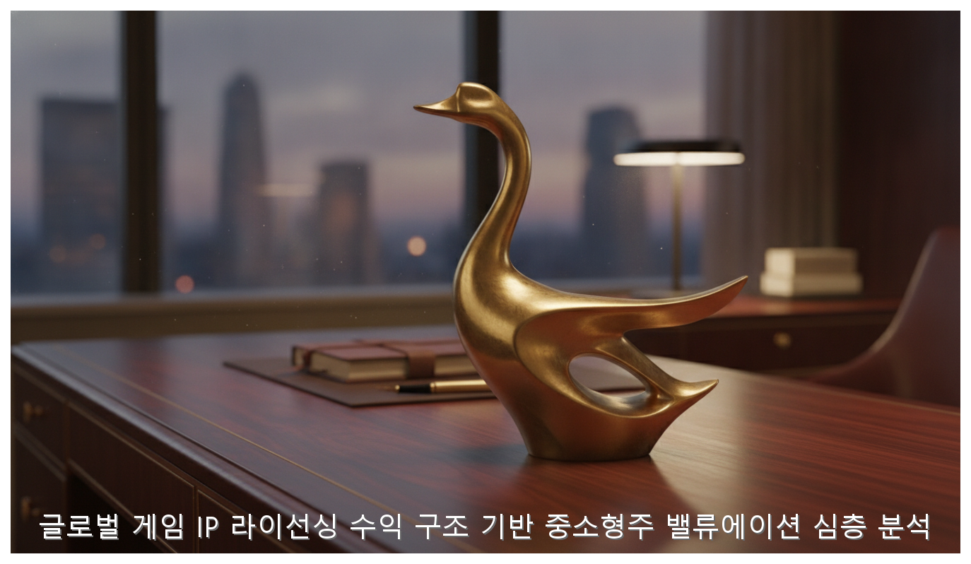 글로벌 게임 IP 라이선싱 수익 구조 기반 중소형주 밸류에이션 심층 분석 핵심 안내 및 분석 인포그래픽 (2)