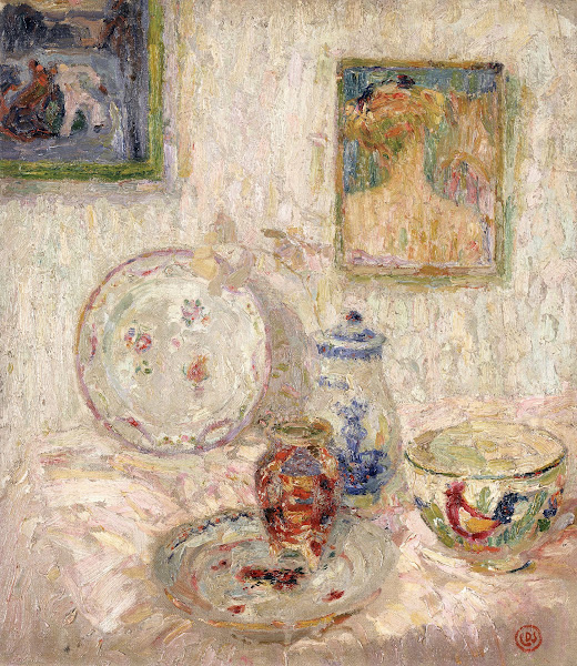 Interior with China and Dinnerware 1913