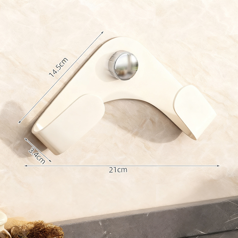 Wall-mounted kitchen shelf for pot lids and cutting boards