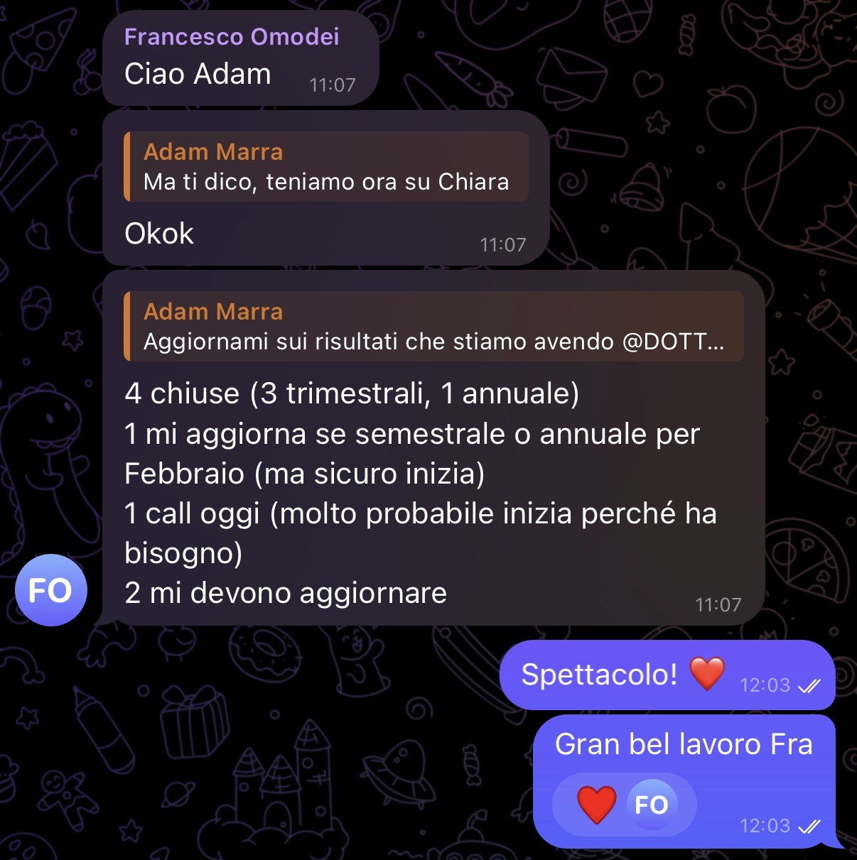 Risultato cliente 3