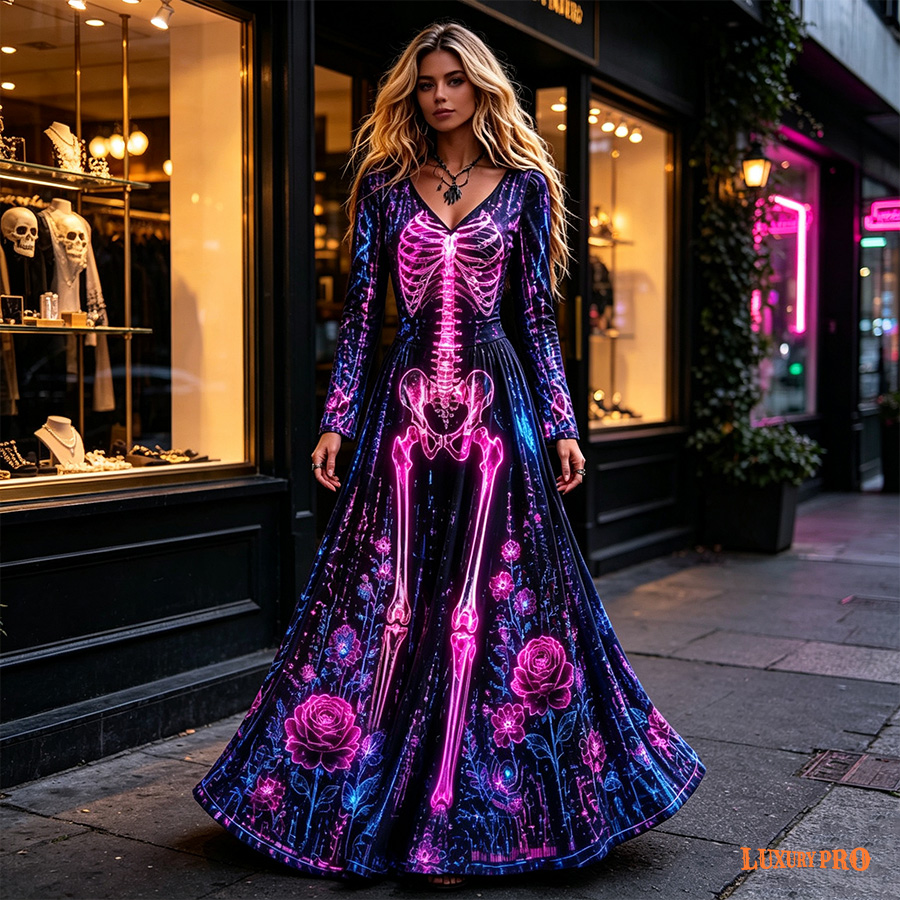 STY-05-NWCQ - Witch Long Dress