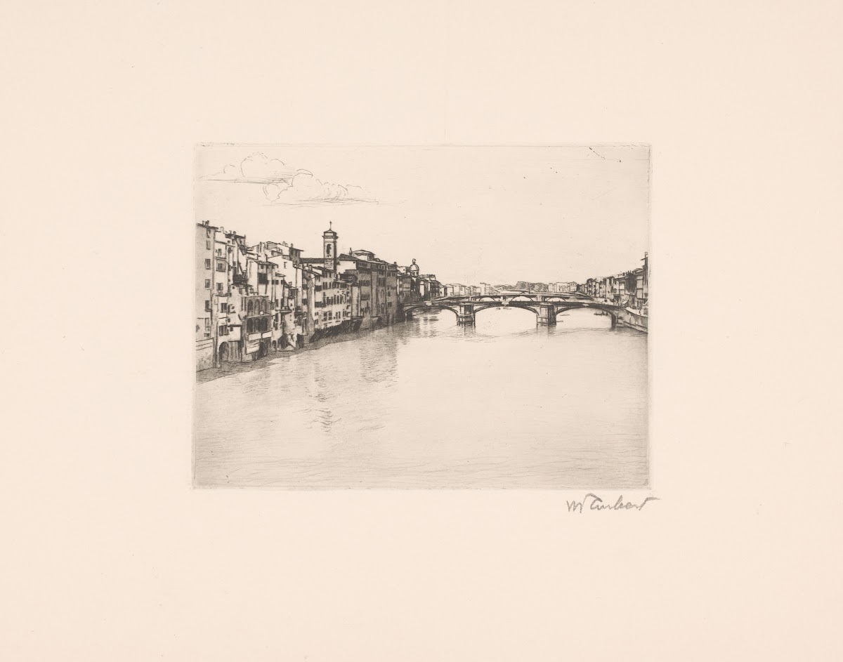 View of Florence from the Arno 1886 1927