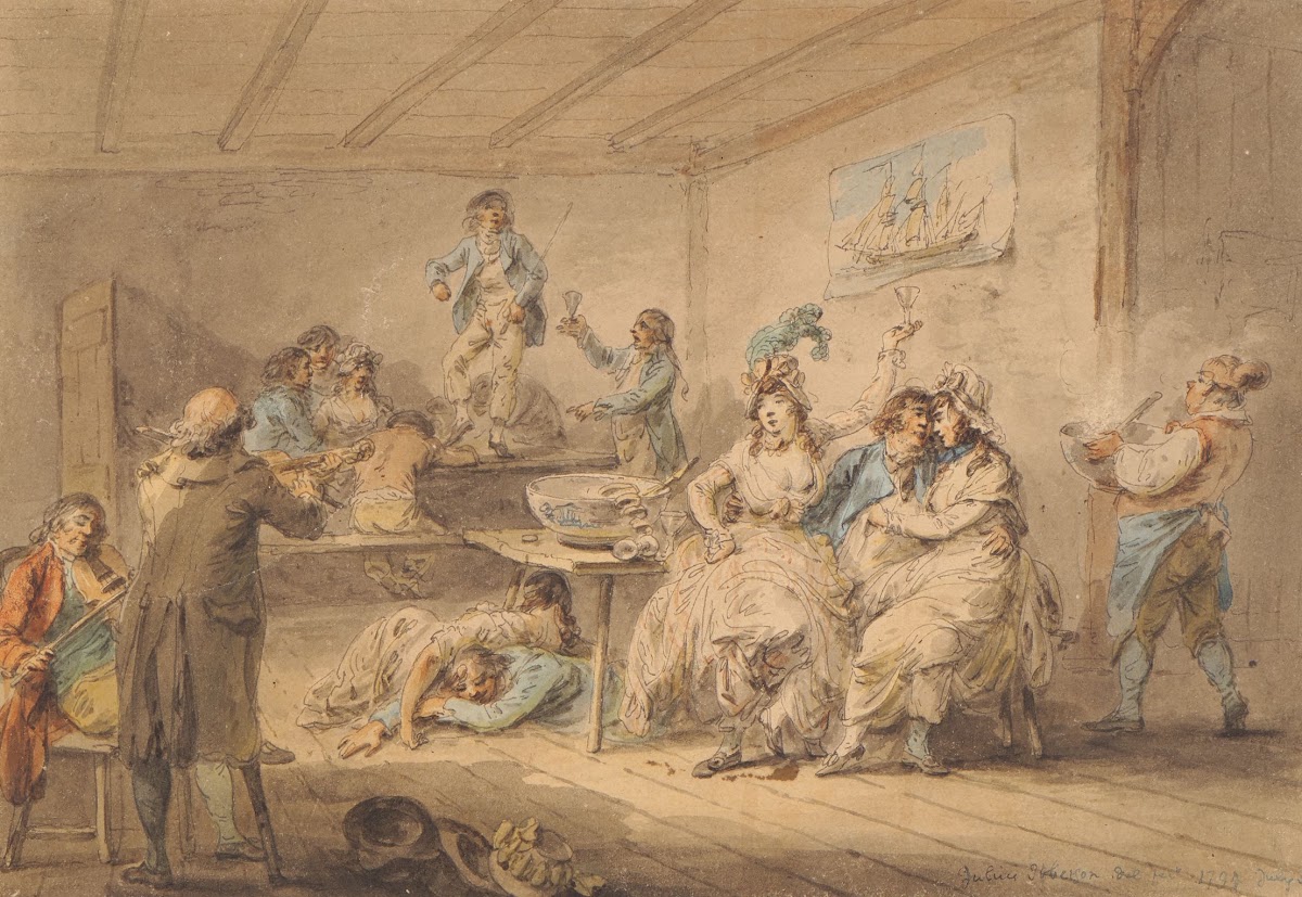Jack Ashore  Sailors Carousing 1794