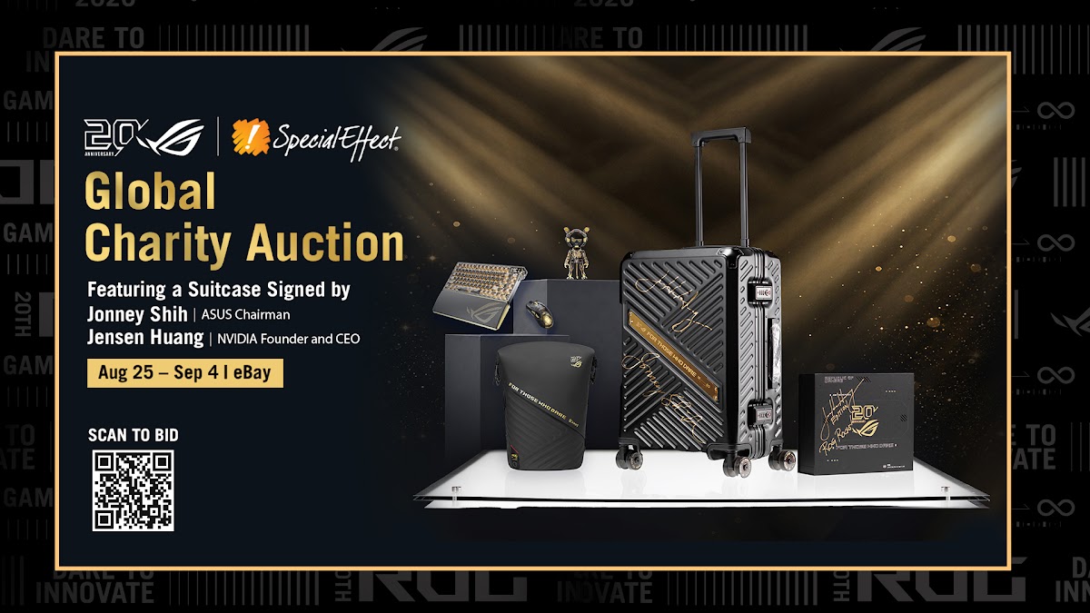 ROG assinala 20 anos com leilão solidário exclusivo: Conhece as peças únicas