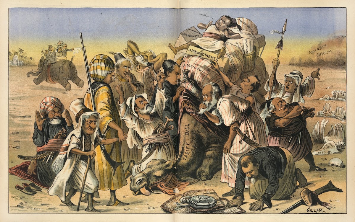 Blundering in a perilous position 1884