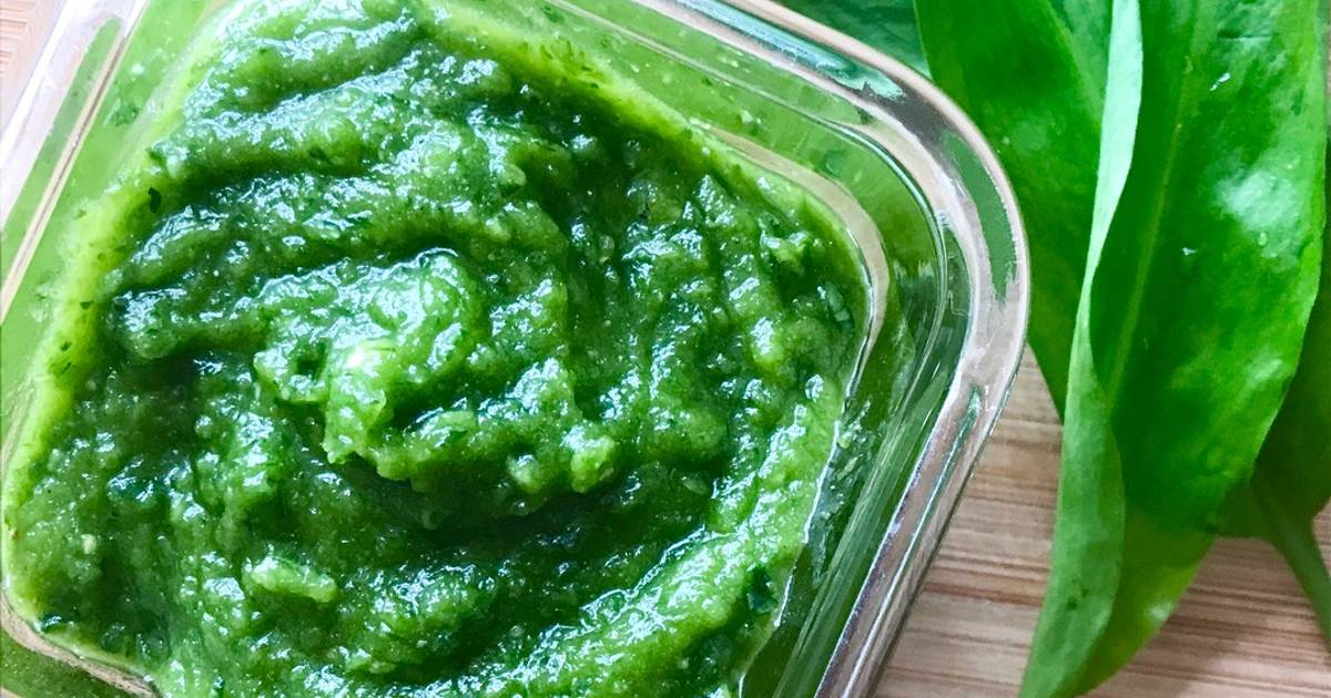 🌱 Sốt Pesto Tỏi Gấu Thuần Chay (Vegan)