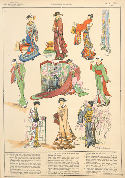 Japan  Embroidered garments 1926 1927