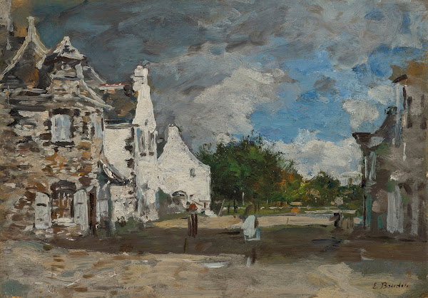Le Faou un coin du village 1867 70
