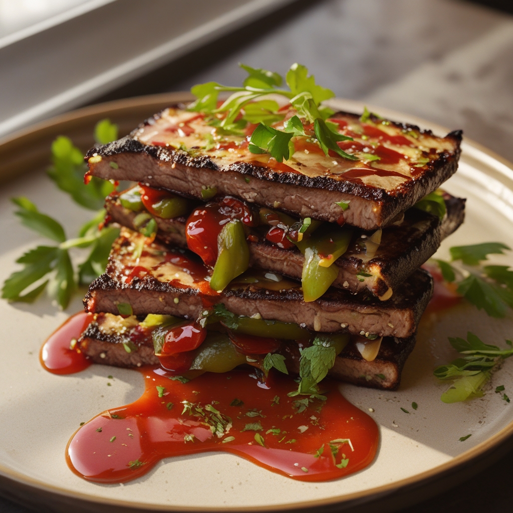 Korean-Inspired Kimchi Bulgogi Cheesesteak Easy Homemade Recipe finished