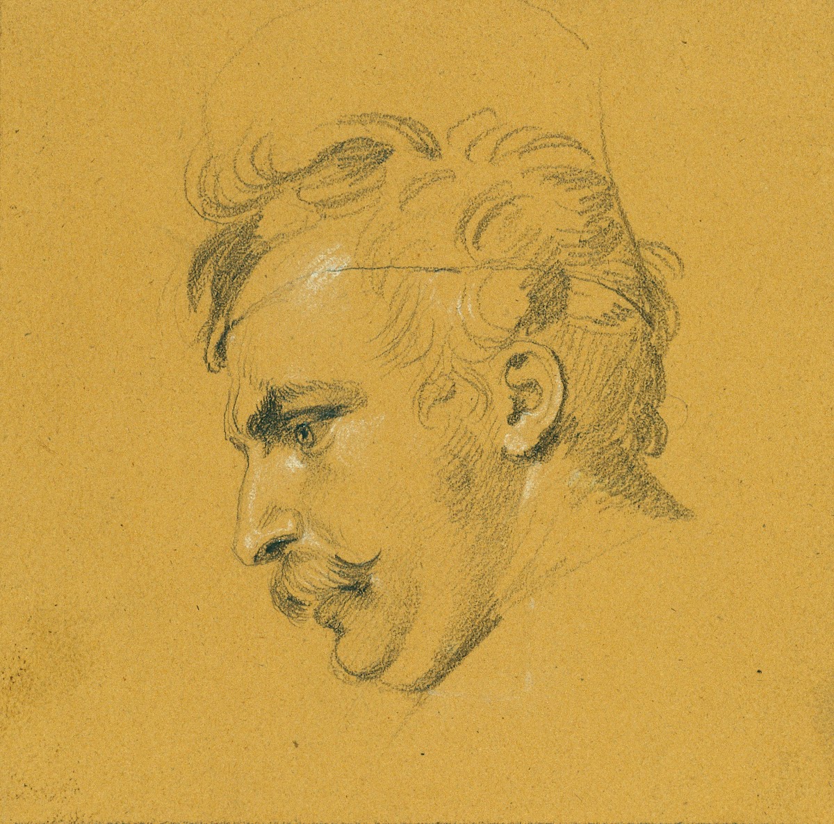 Porträtstudie zum Ausfall Nikolaus Zrinys vor der Festung Szigeth before 1825