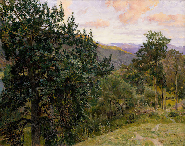 View from Vågå 1905 1906