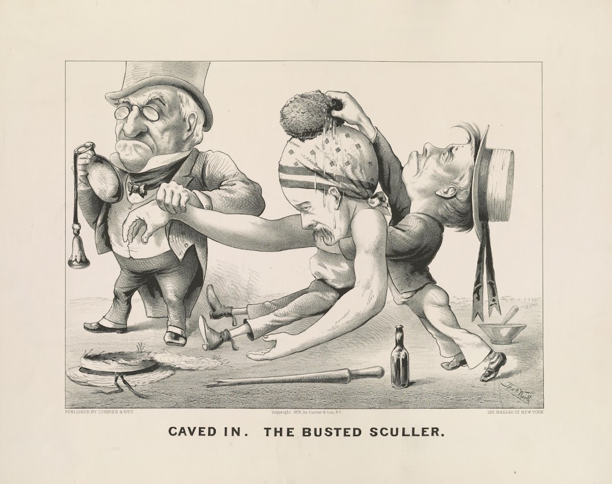 Caved in The busted sculler 1876