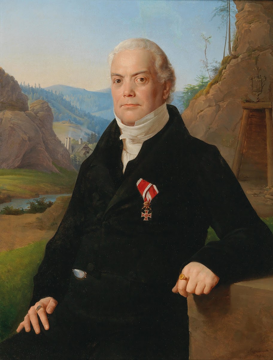 Portrait of Anton Ritter Mantz von Mariensee Mantua 1757 1830 Bad Ischl owner of