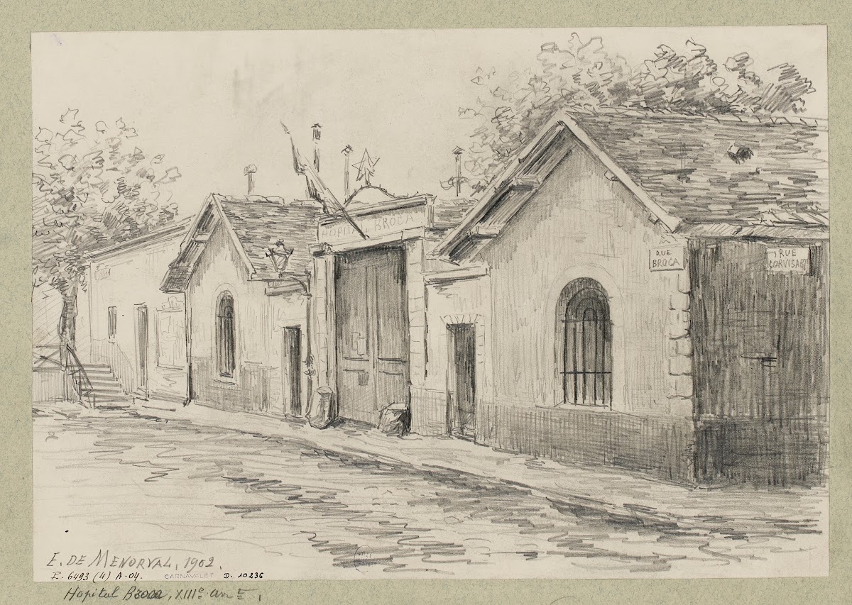 Hôpital Broca rue Broca 1902