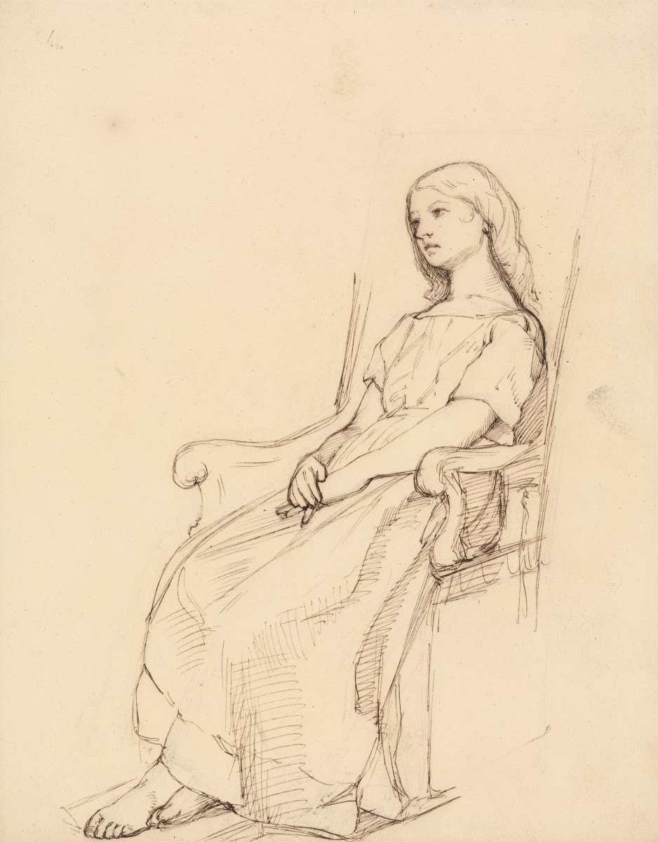 Study of a Young Girl Seated