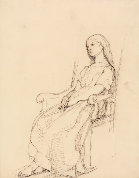Study of a Young Girl Seated