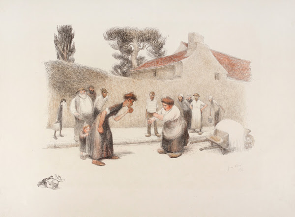 La Dispute au village 1910