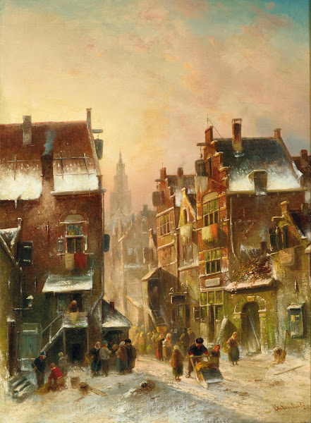 A Winter Day in a Dutch Town 1899