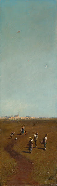 Flying Kites 1880