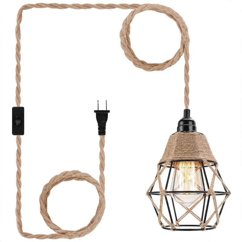 Pendant light iron, LED, American style