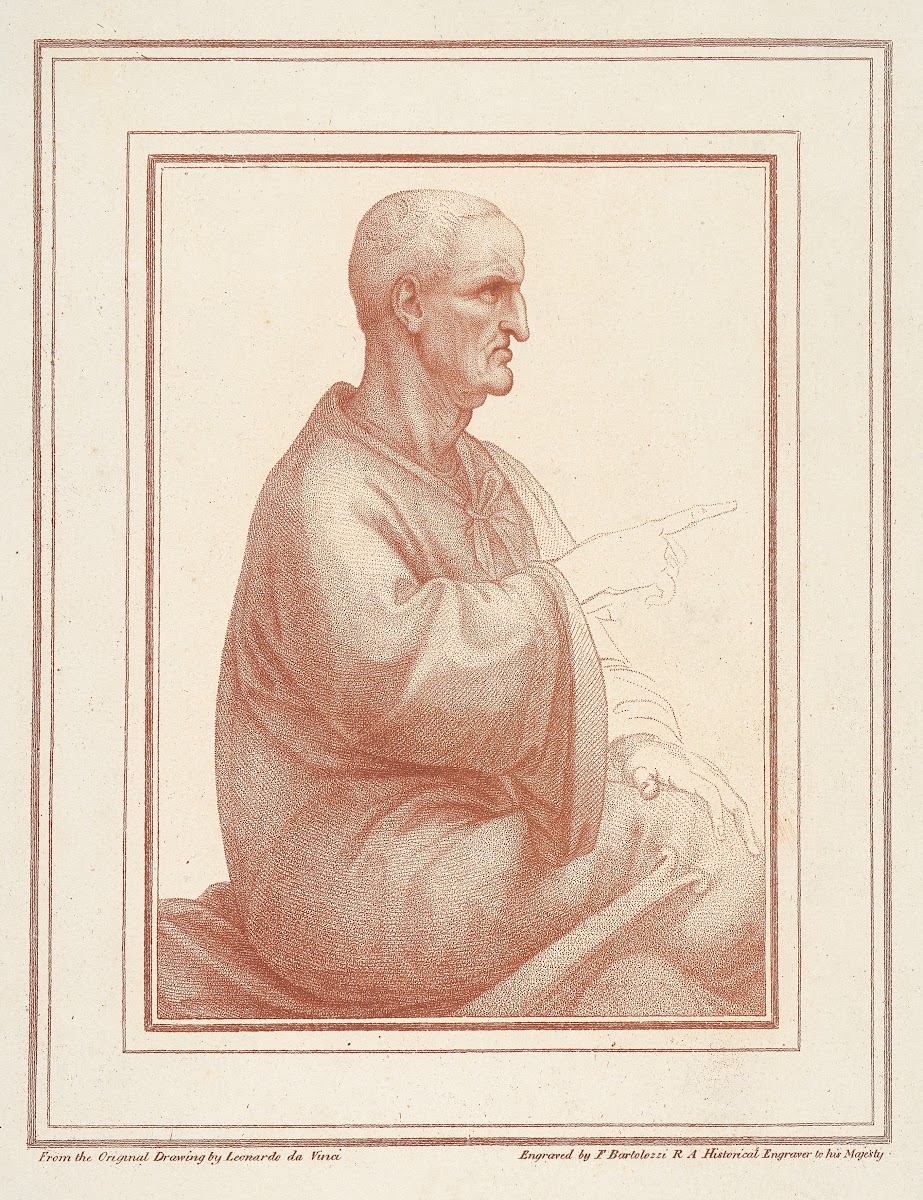 Man Sitting Crosslegged after Leonardo da Vinci
