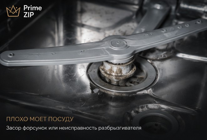 Ремонт слива посудомоечной машины