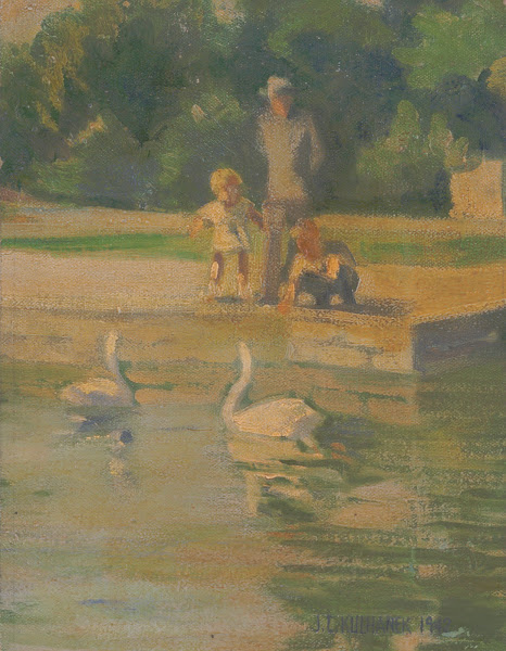 Water Fowl Lake Brookside Park 1942