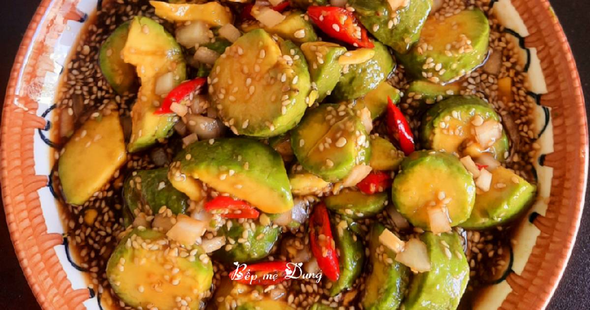 Bơ ngâm nước tương