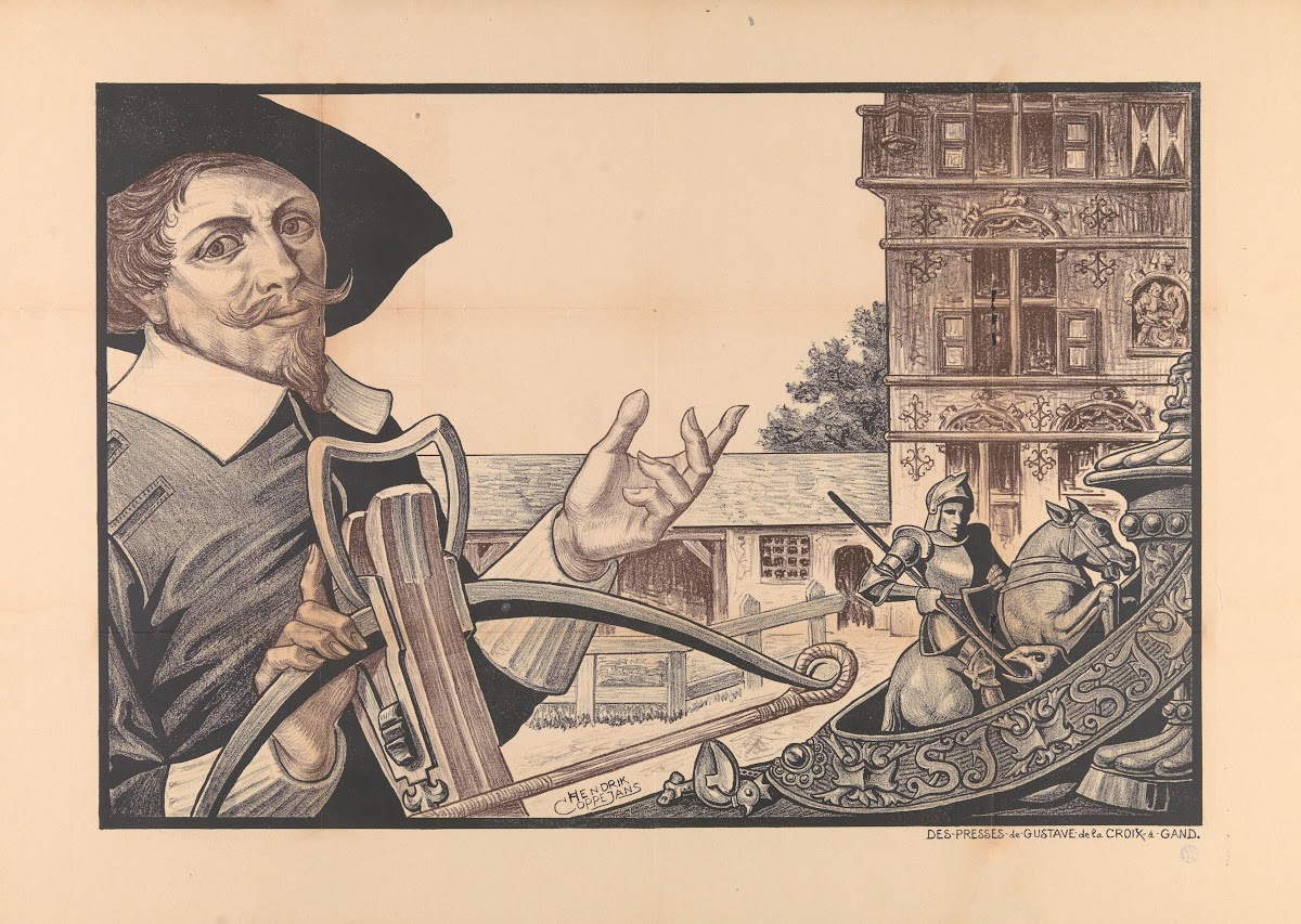 Draft Voor Wereldtentoonstelling Gent Oud Vlaanderen 1913 1913