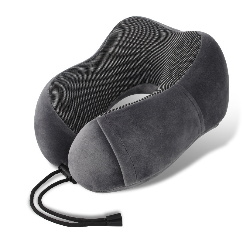 Travel Neck Pillow U-Shape Memory Foam with Storage
