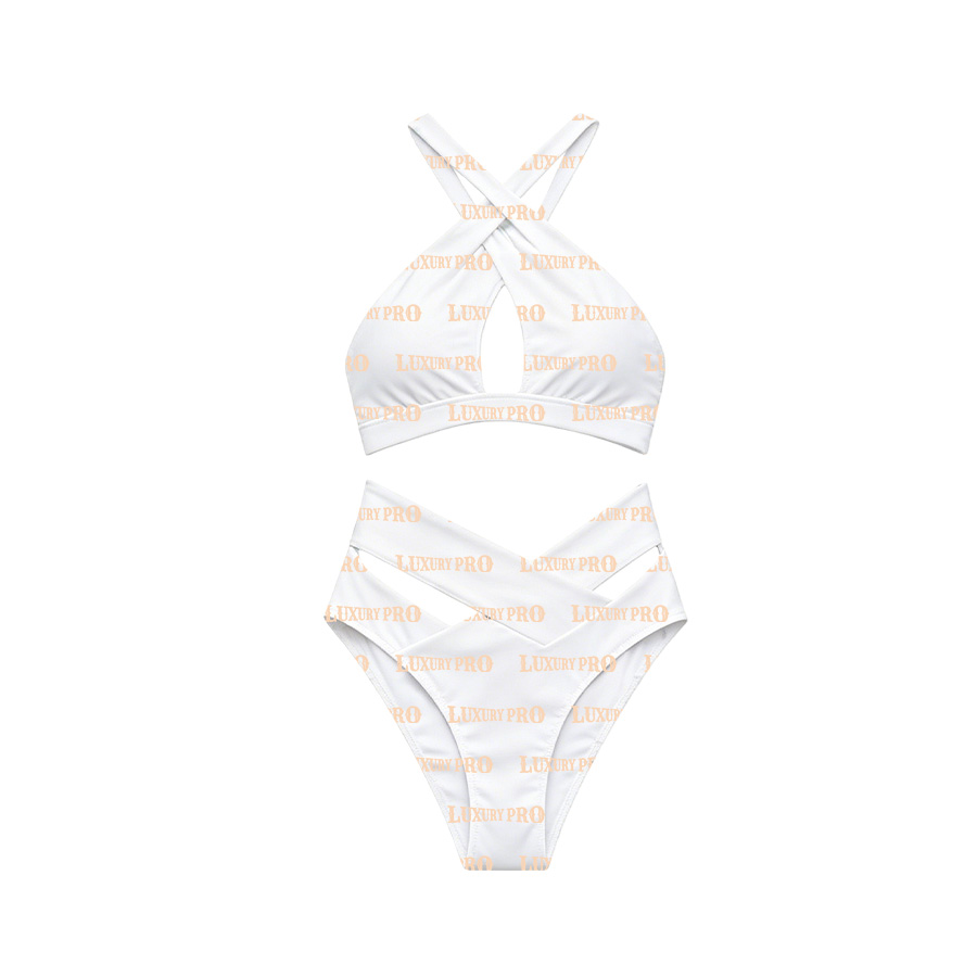 AOP BHD Cut out swimsuit set
