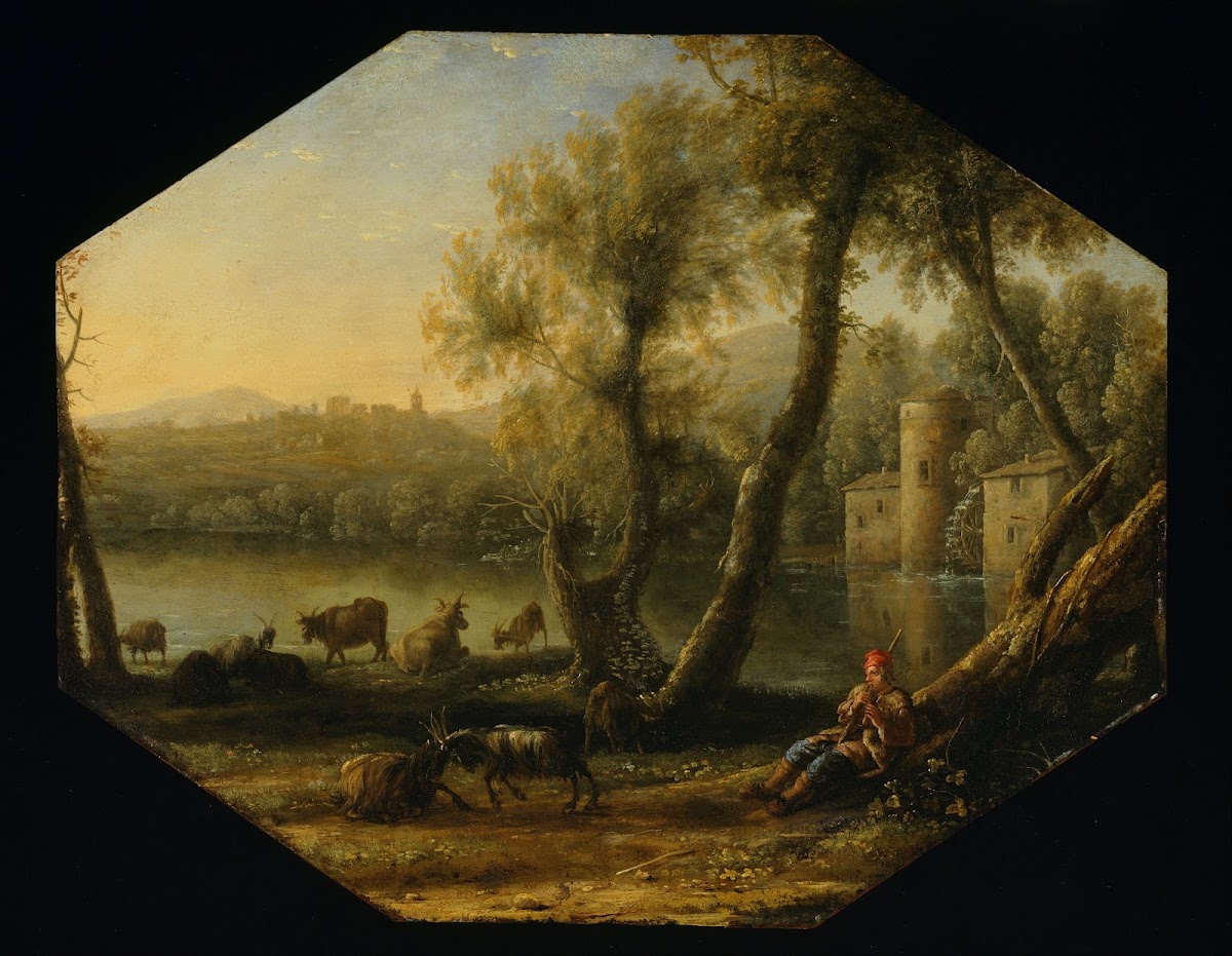 Pastoral landscape from 1636 until 1637