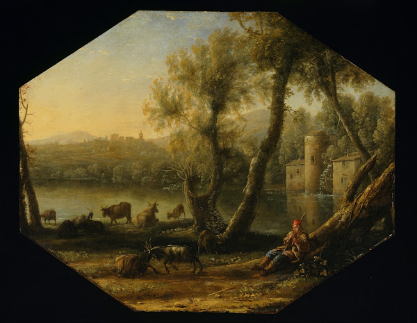 Pastoral landscape from 1636 until 1637