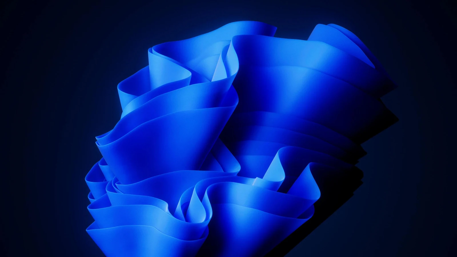 Windows 11 Dark Bloom Wallpaper - 3D Digital Render 4K Wallpaper (3840x2160)