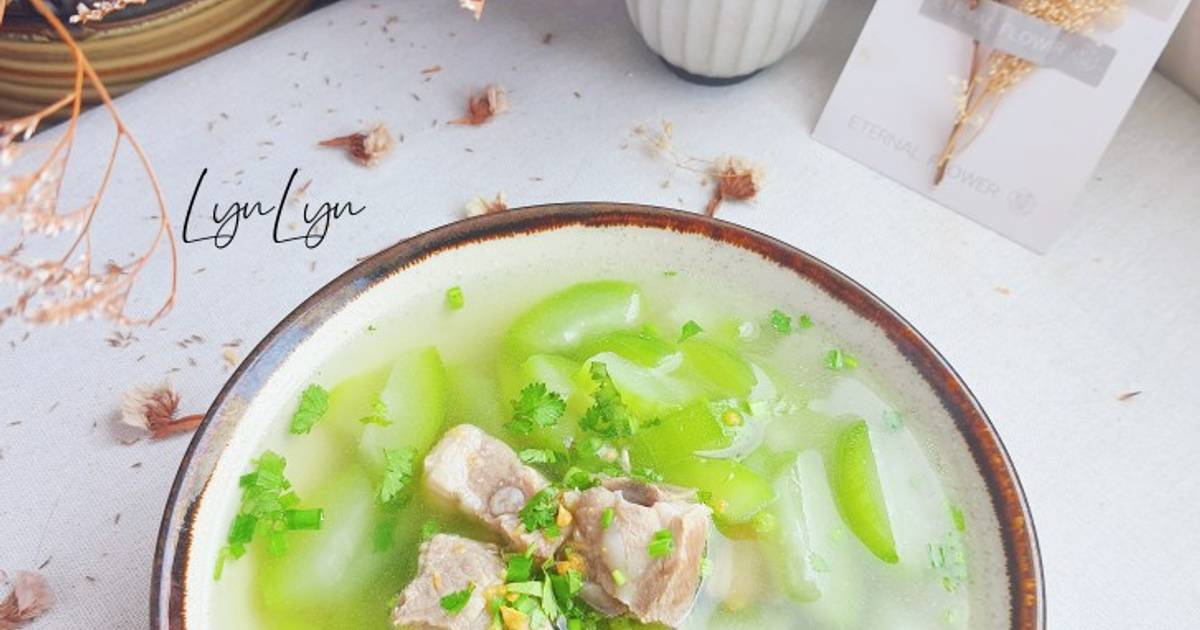 🔸️CANH BÍ ĐAO NẤU SƯỜN NON