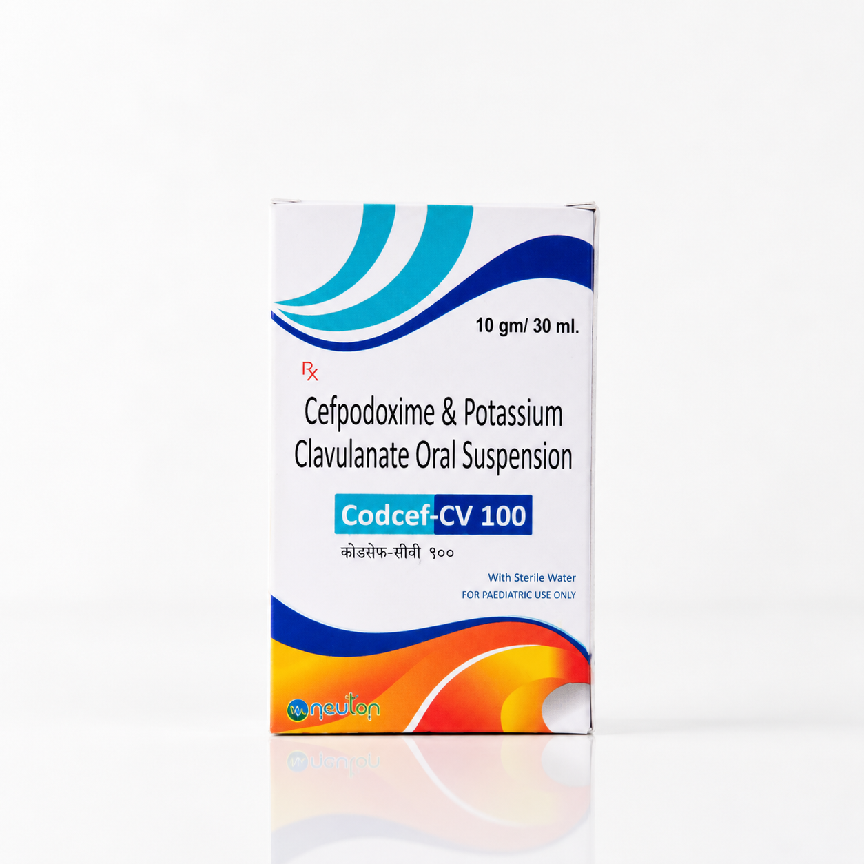 CODCEF-CV 100 DRY SYP — Cefpodoxime (100mg)+Clavulanic Acid (62.5mg)
