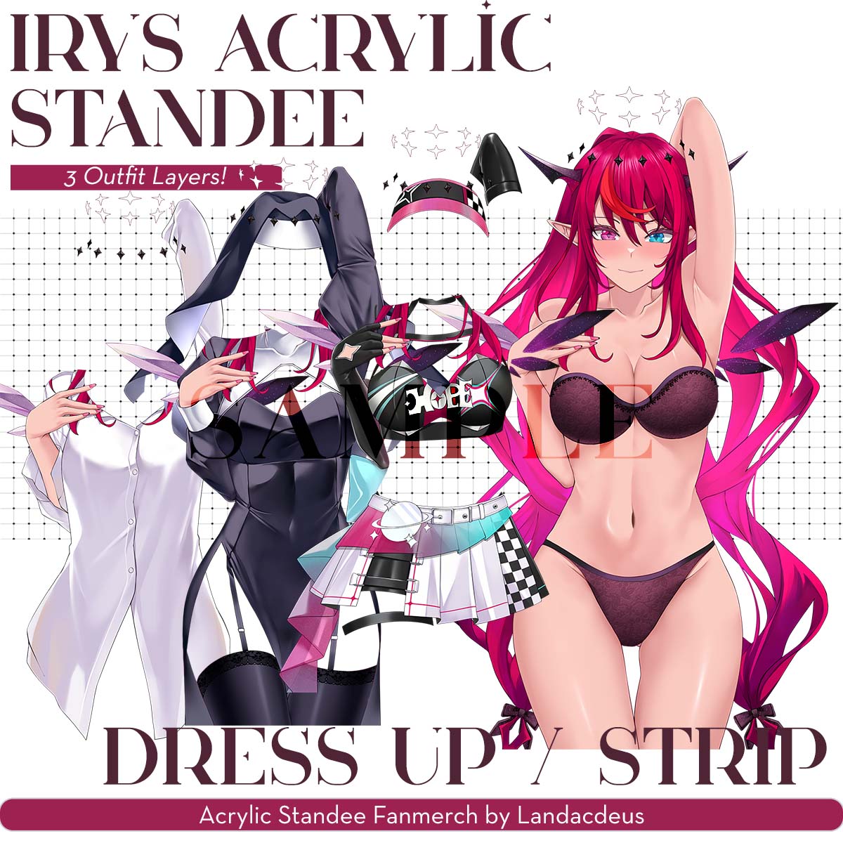 IRyS Strip Standee by Landacdeus