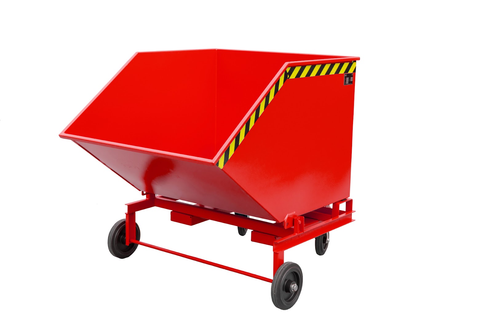 Containerwagen KW-ET 1000, gelakt, Vuurrood