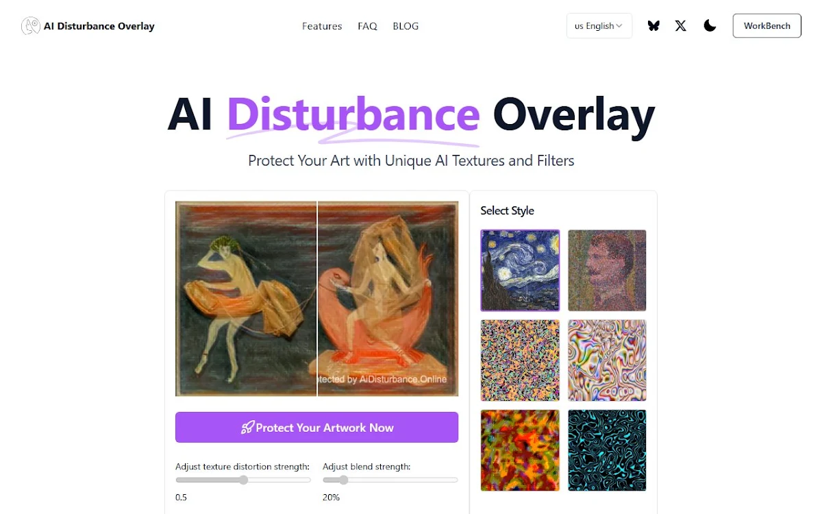 Captura de AI Disturbance Overlay