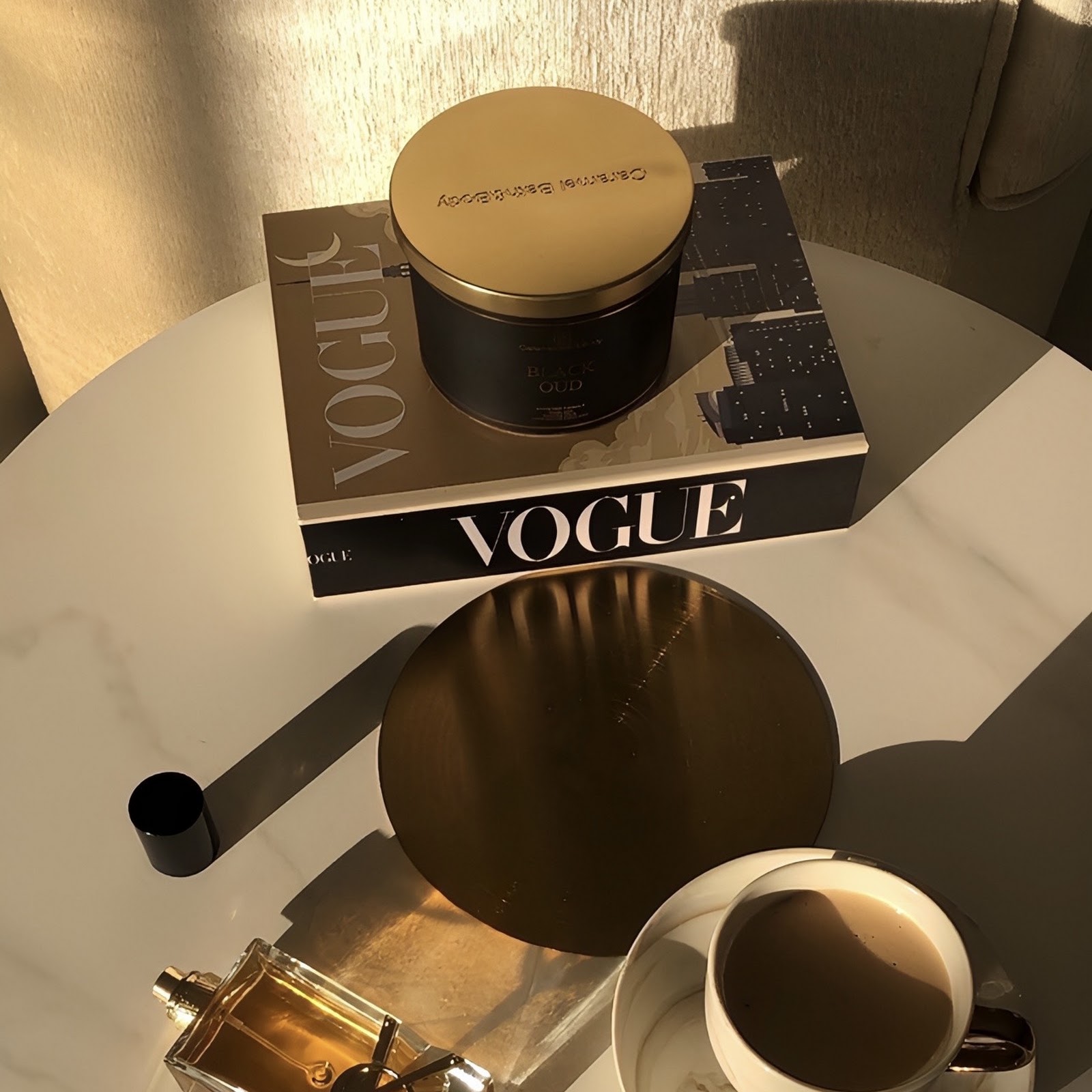 Download YSL Perfume on Marble Table Full HD iPhone